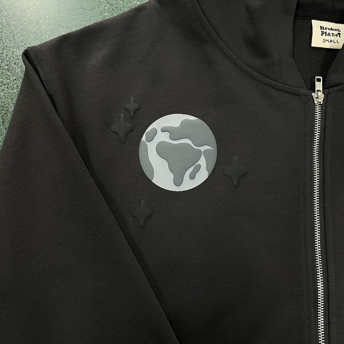 Broken Planet Spider Kapuzenjacke mit Reißverschluss 