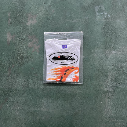 Corteiz Große Flamme T-Shirt 