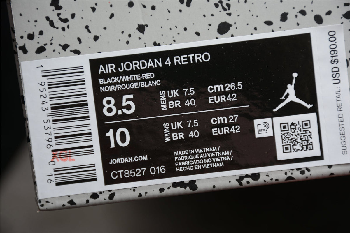 Air Jordan 4 Red Thunder 