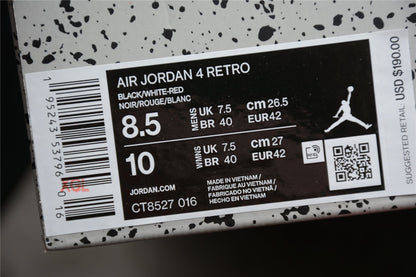 Air Jordan 4 Red Thunder 