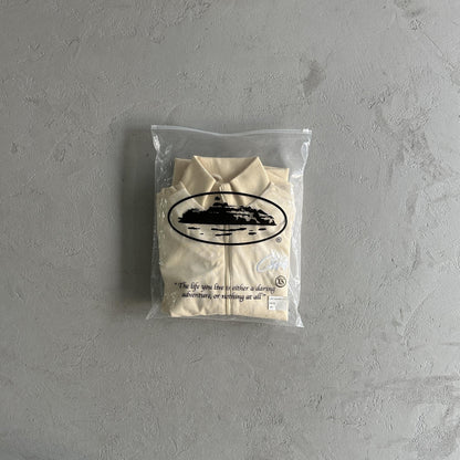 Corteiz Velvet Trackset Creme 