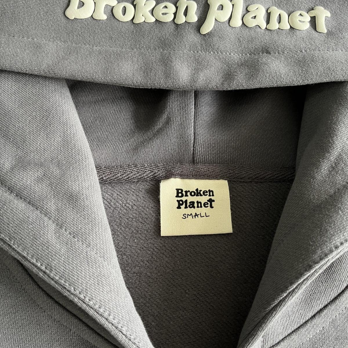 Felpa con cappuccio e zip Broken Planet Twin Flames 