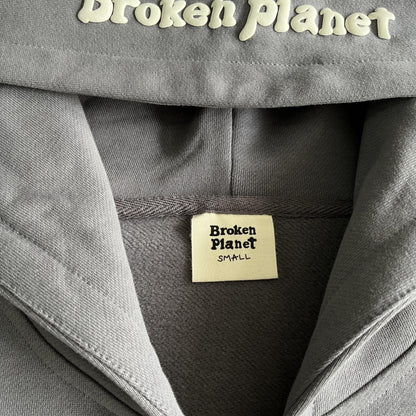 Felpa con cappuccio e zip Broken Planet Twin Flames 