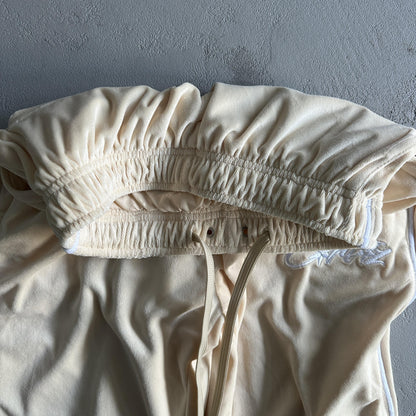 Corteiz Velvet Trackset Creme 
