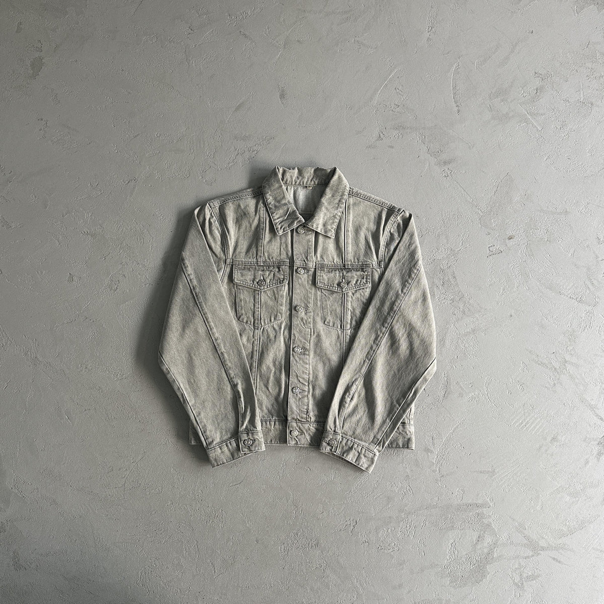 Corteiz Denim Jeansjacke Grau
