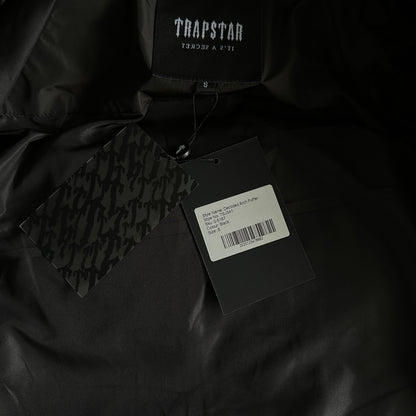 Giacca imbottita Trapstar Decoded Arch nera 