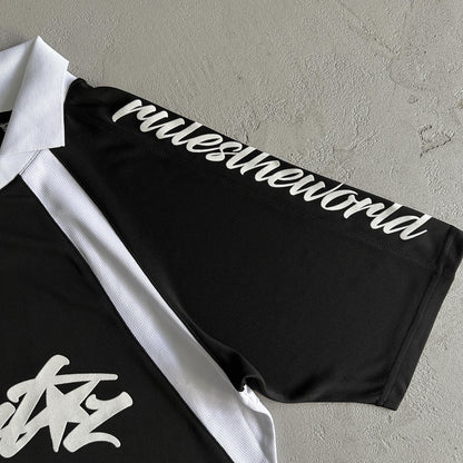 Corteiz Panel Jersey-Schwarz