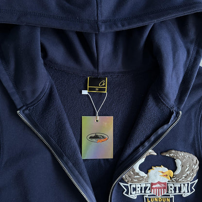 Kapuzenpullover mit dreidimensionalem Corteiz-Adler-Print