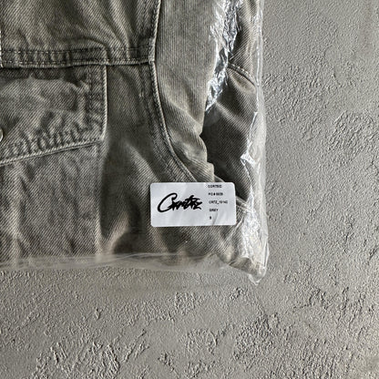 Corteiz Denim Jeansjacke Grau