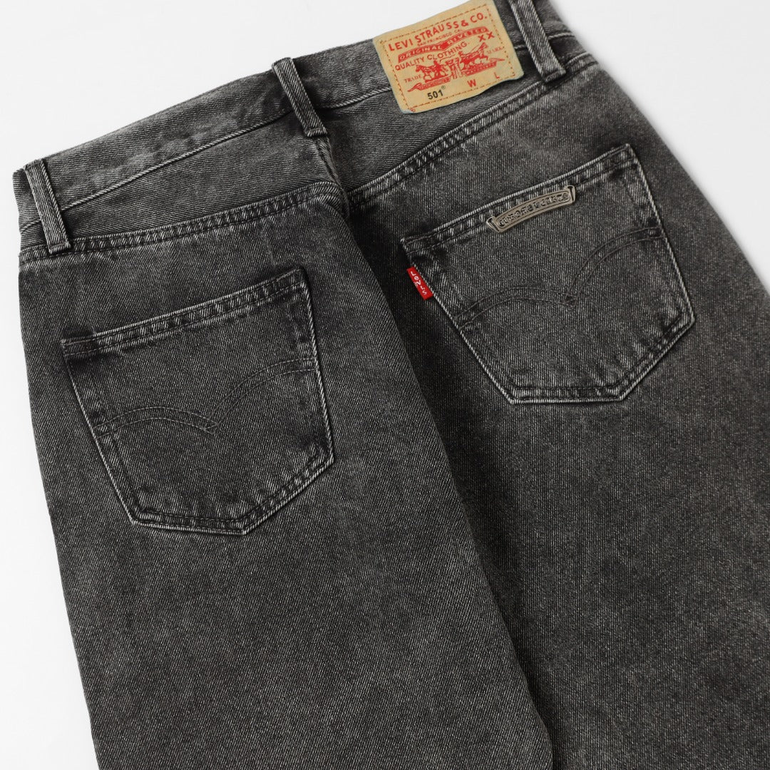 Pantaloni jeans Chrome Hearts x Levi's