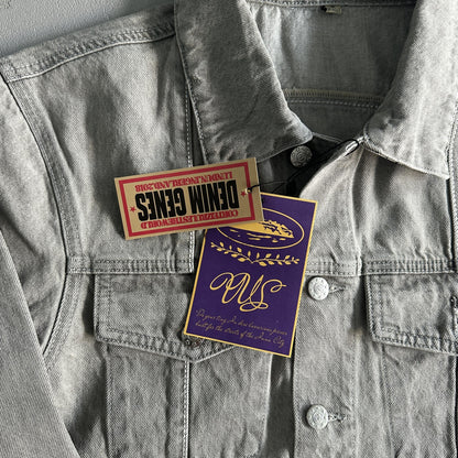 Corteiz Denim Jeansjacke Grau