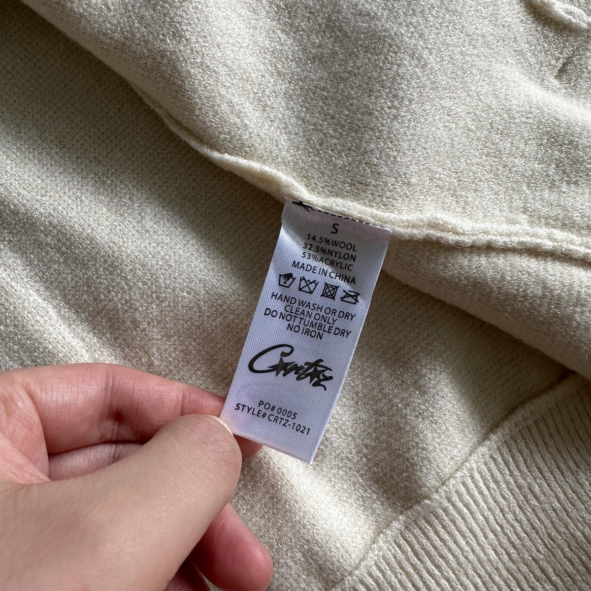 Maglia in pile Corteiz con cerniera