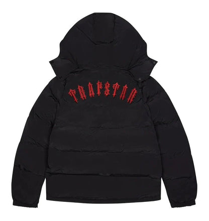Trapstar Pufferjacke mit abnehmbarer Kapuze 
