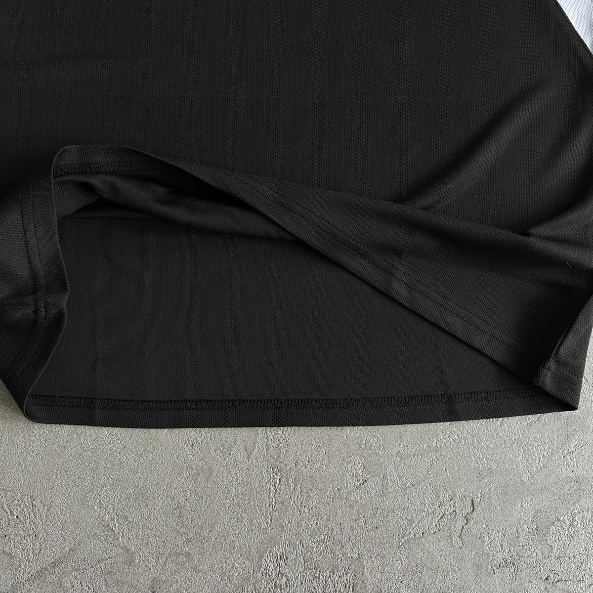 Corteiz Panel Jersey-Schwarz