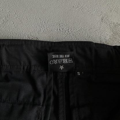 Corteiz – Schwarze Cargo-Shorts