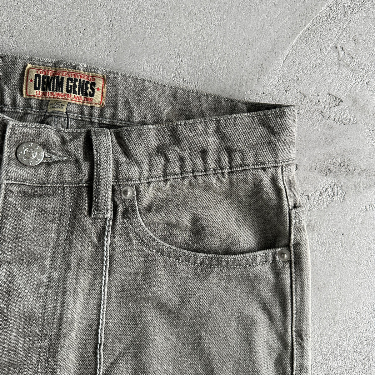 Corteiz Denim Jeanshose Grau