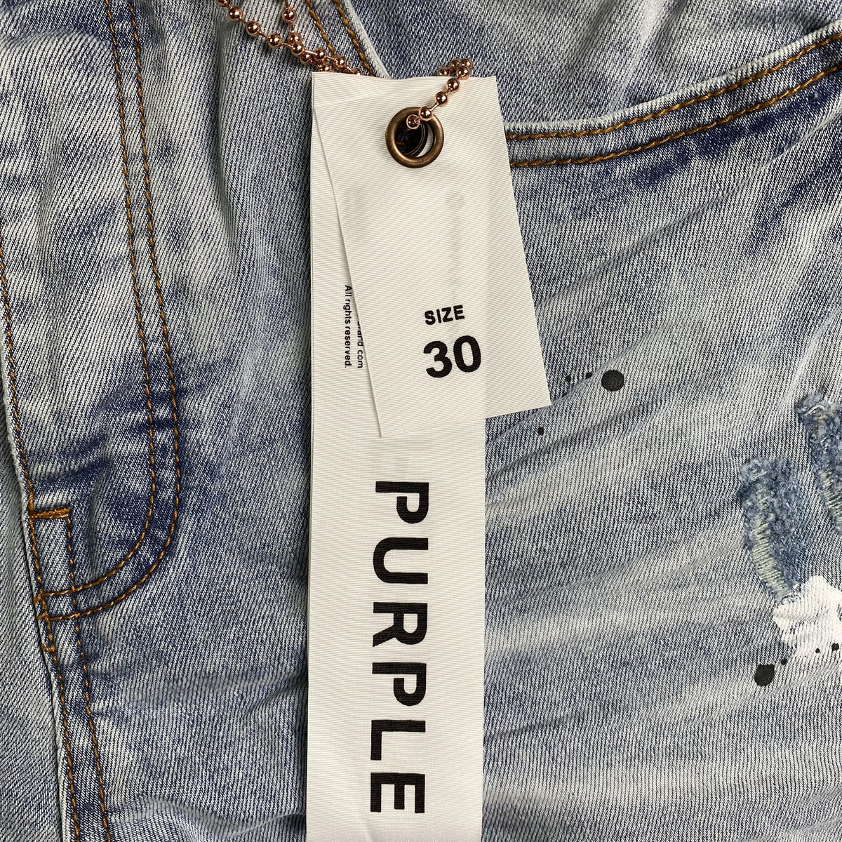 Jeans slim del marchio Purple