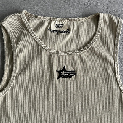 Broken Planet Herren Gewaschenes Ribbde Tanktop