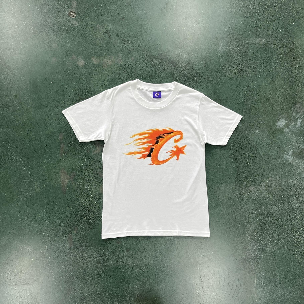 Corteiz Große Flamme T-Shirt 