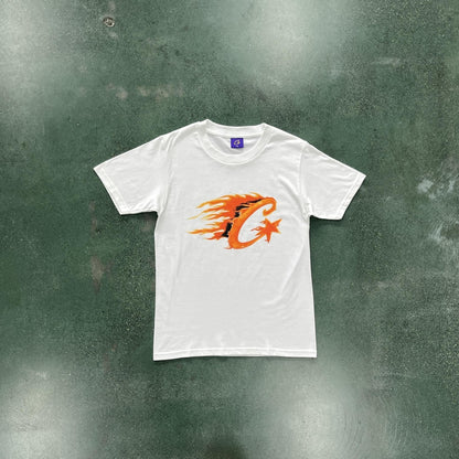 Corteiz Große Flamme T-Shirt 