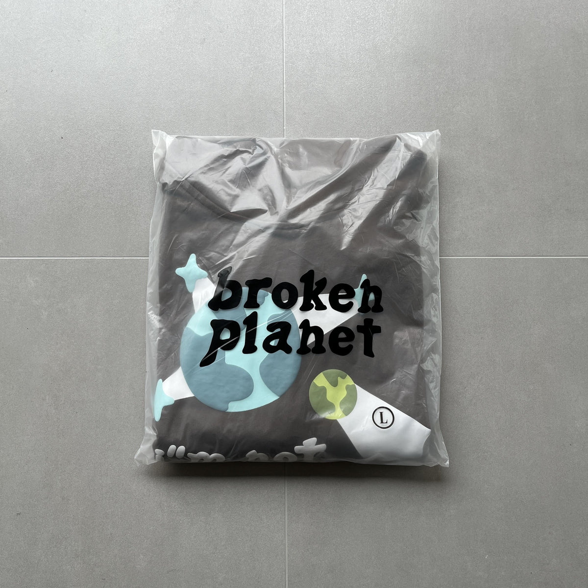 Felpa con cappuccio Blue Planet Market di Broken Planet 