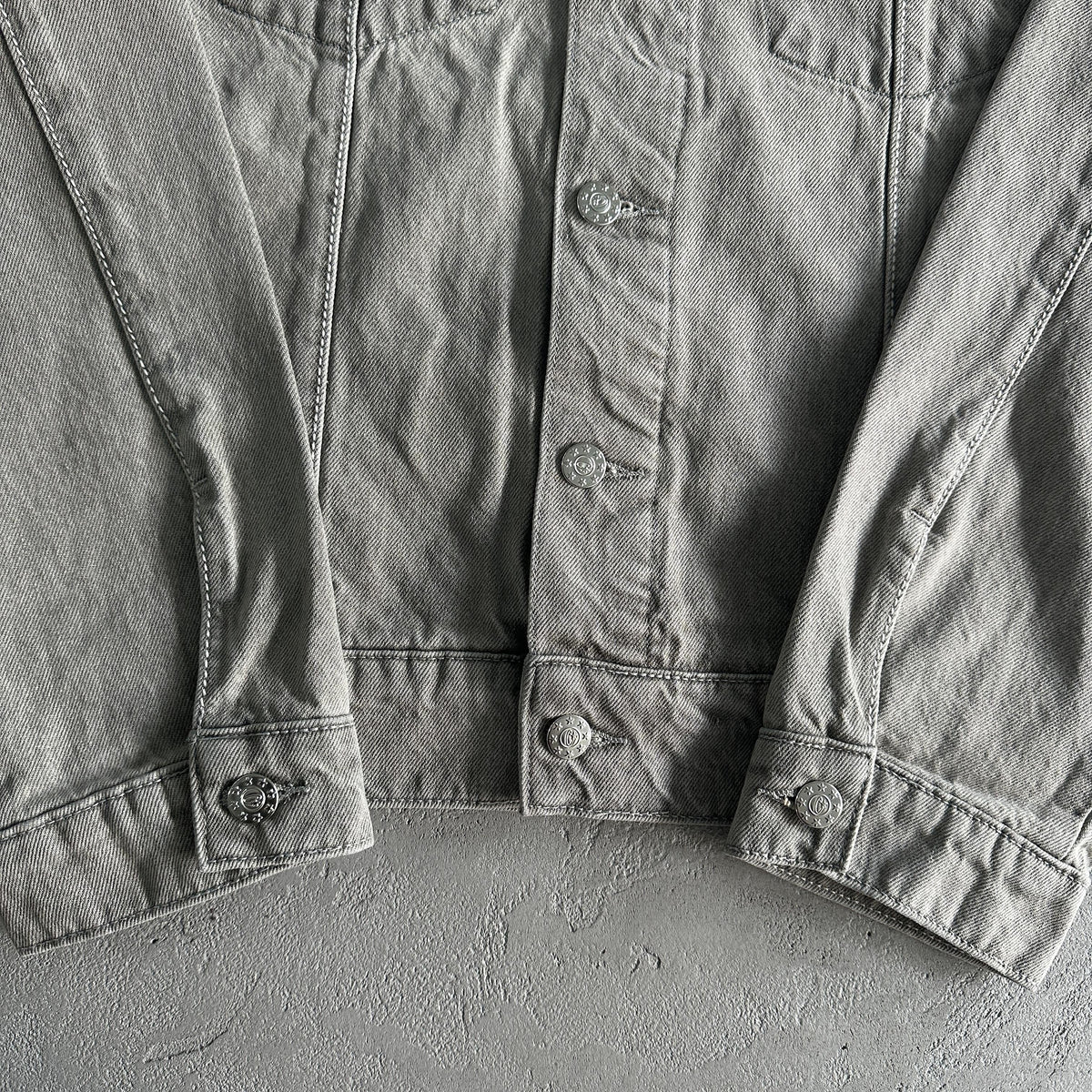 Corteiz Denim Jeansjacke Grau