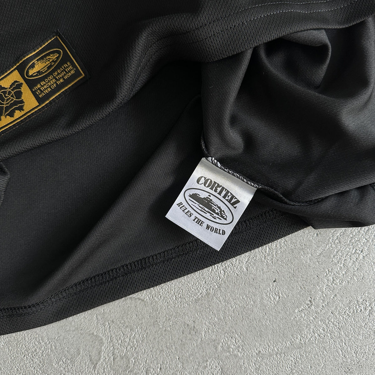 Corteiz Panel Jersey-Schwarz