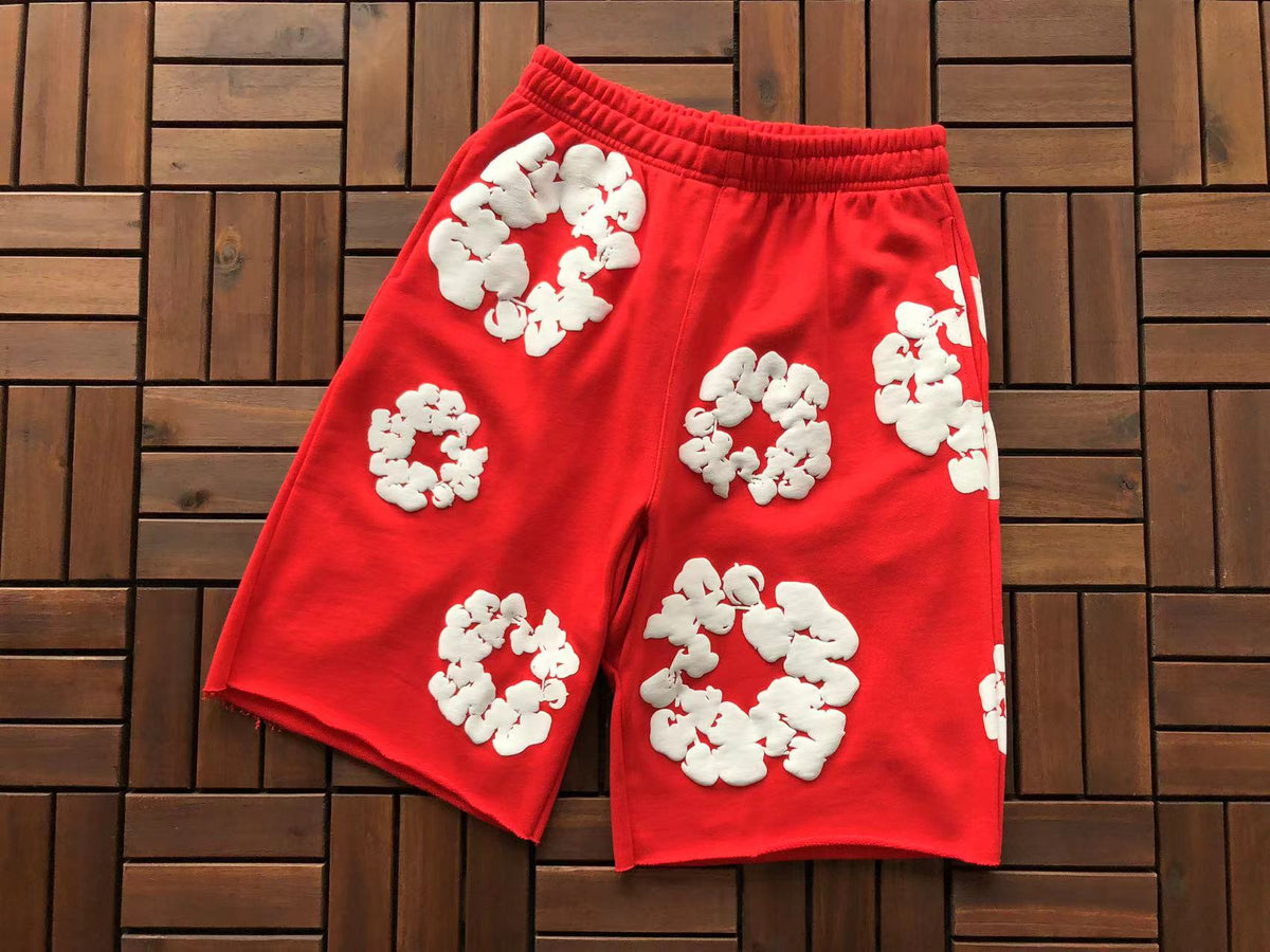 Denim Tears – Shorts mit Baumwollkranz