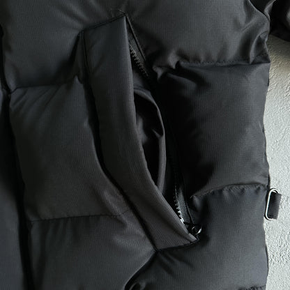Giacca imbottita con cappuccio Trapstar Decoded 2.0 Nero / Infrarosso 