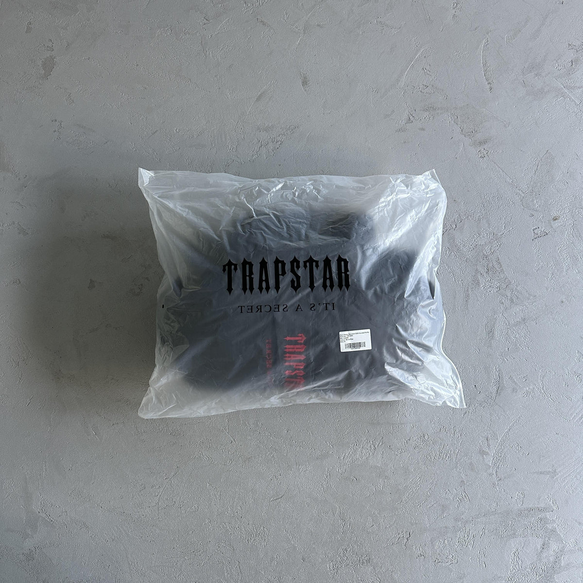 Giacca imbottita con cappuccio Trapstar Decoded 2.0 Nero / Infrarosso 