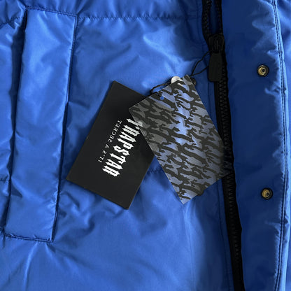 Giacca imbottita Trapstar Decoded Arch nera e blu 