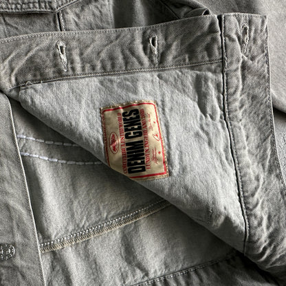 Corteiz Denim Jeansjacke Grau