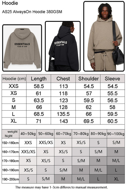 FOG x Essentials Hoodie 25SP Metallic