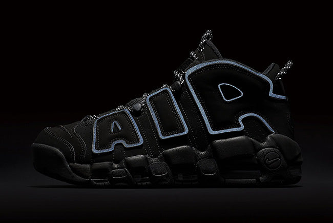 Nike Air More Uptempo "Relective" Schwarz