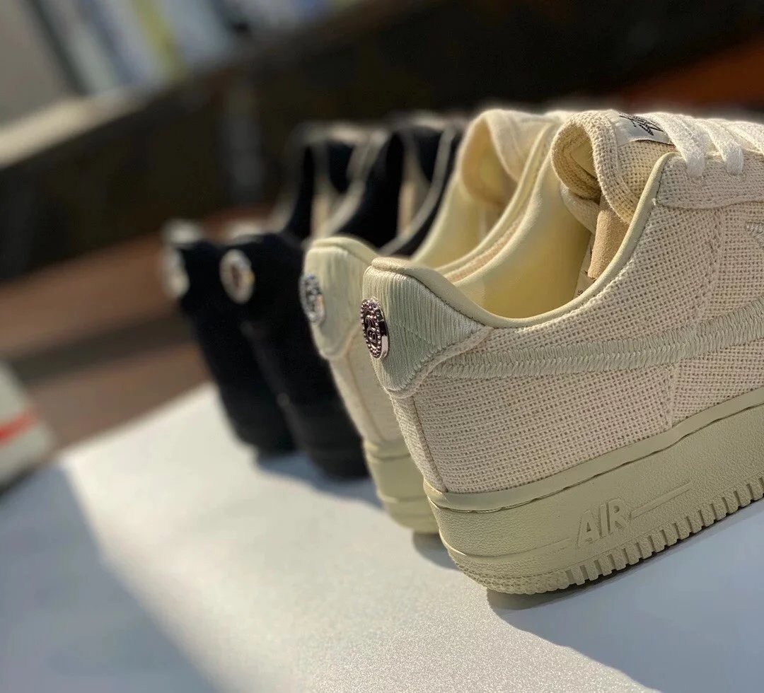 Nike x Stussy Air Force 1 Low Fossil 
