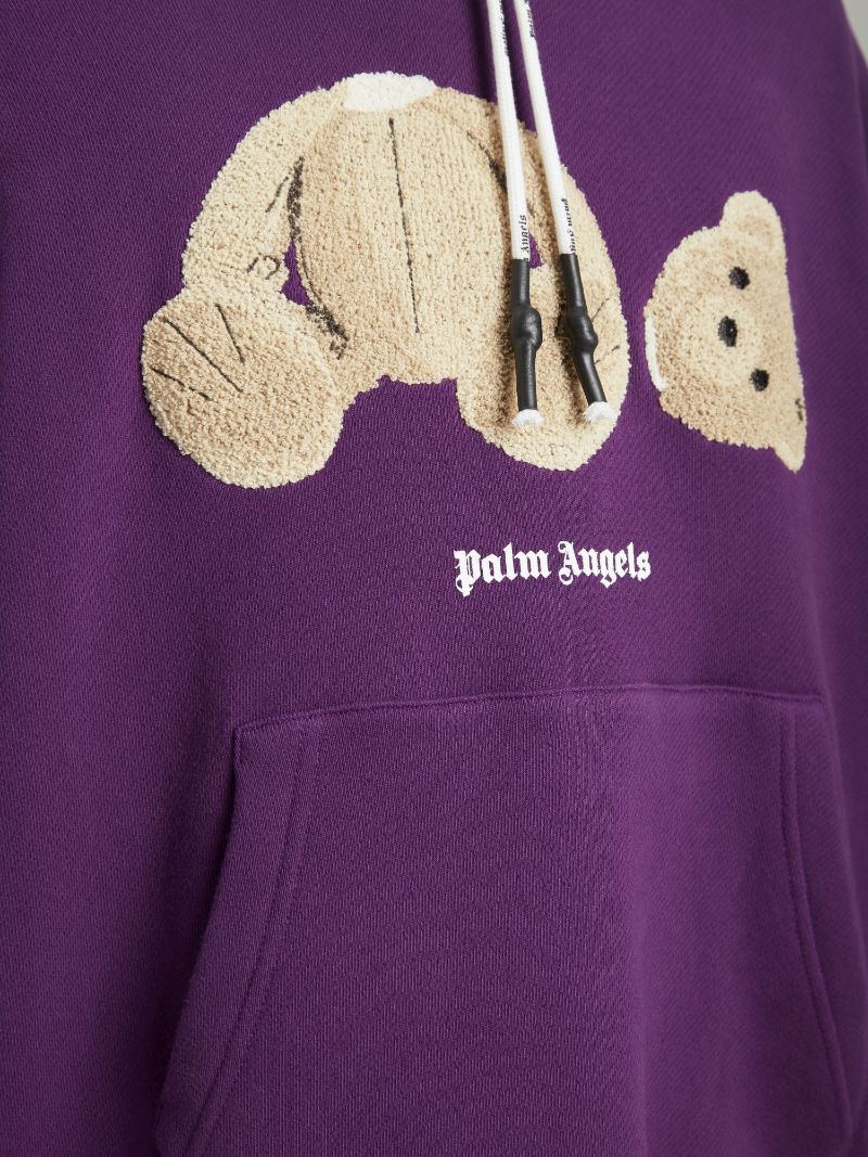 Palm Angels – Kapuzenpullover mit Bären-Print