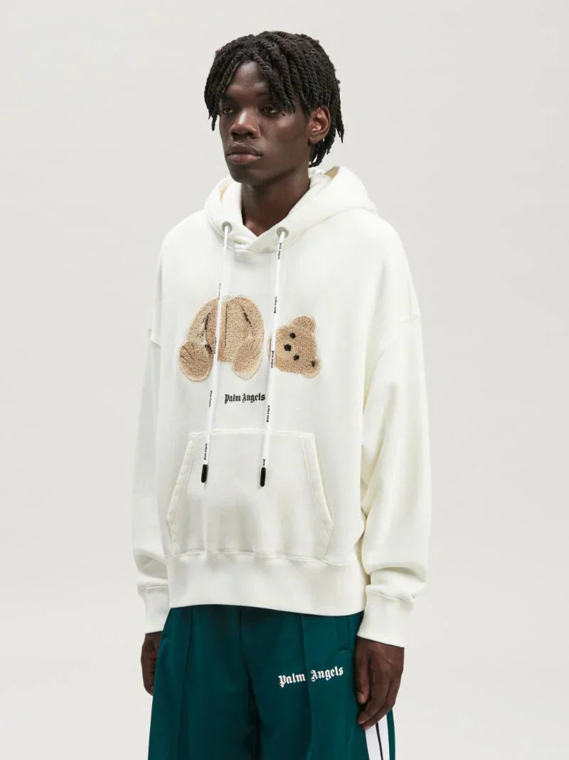 Palm Angels – Kapuzenpullover mit Bären-Print