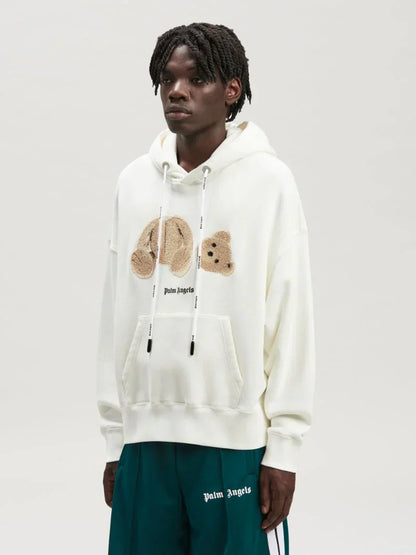 Palm Angels – Kapuzenpullover mit Bären-Print