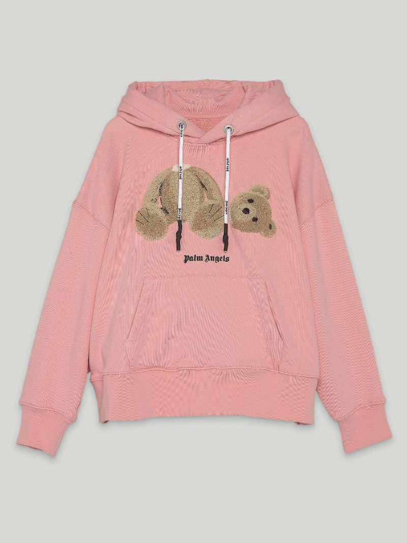 Palm Angels – Kapuzenpullover mit Bären-Print